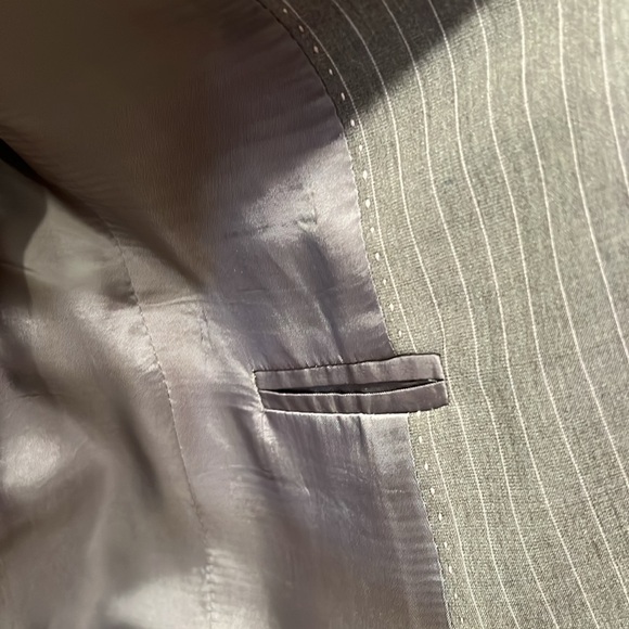 Brooks Brothers Gray Pinstriped Blazer - Picture 12 of 16